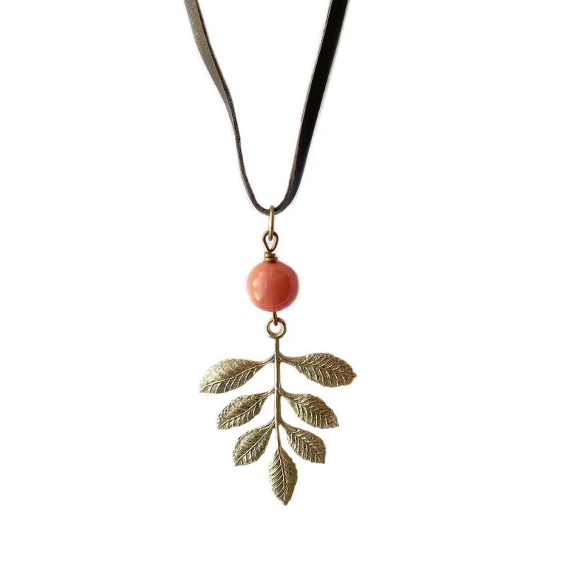 K0B -G Kette filigranes Blatt