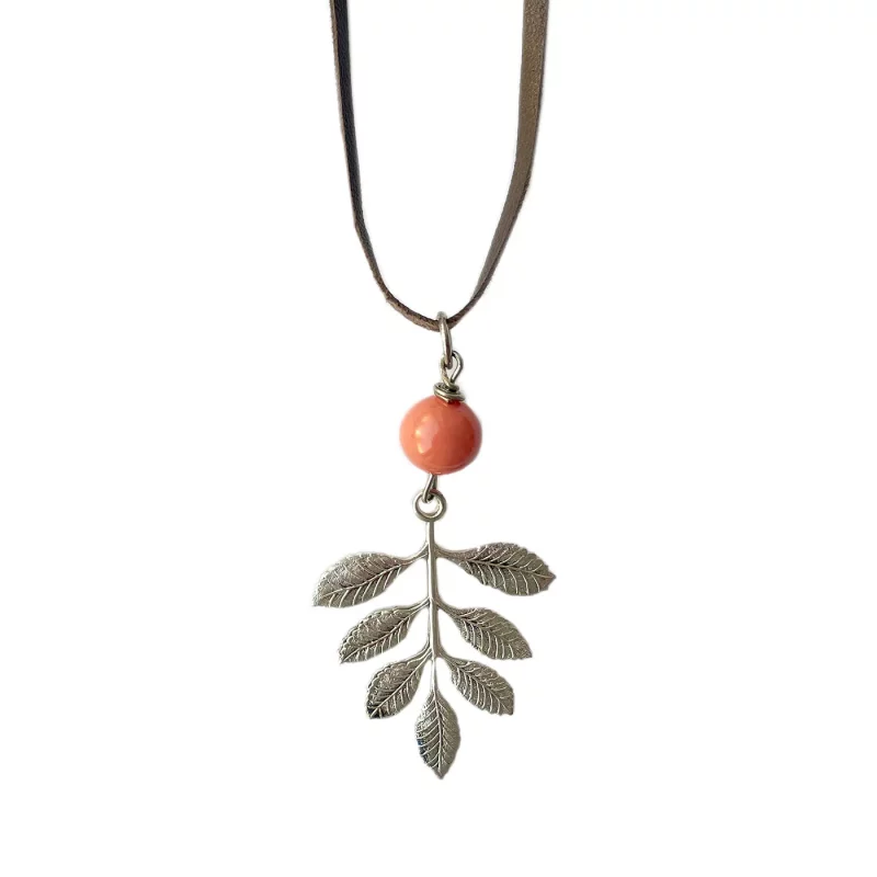 K0B -S Kette filigranes Blatt