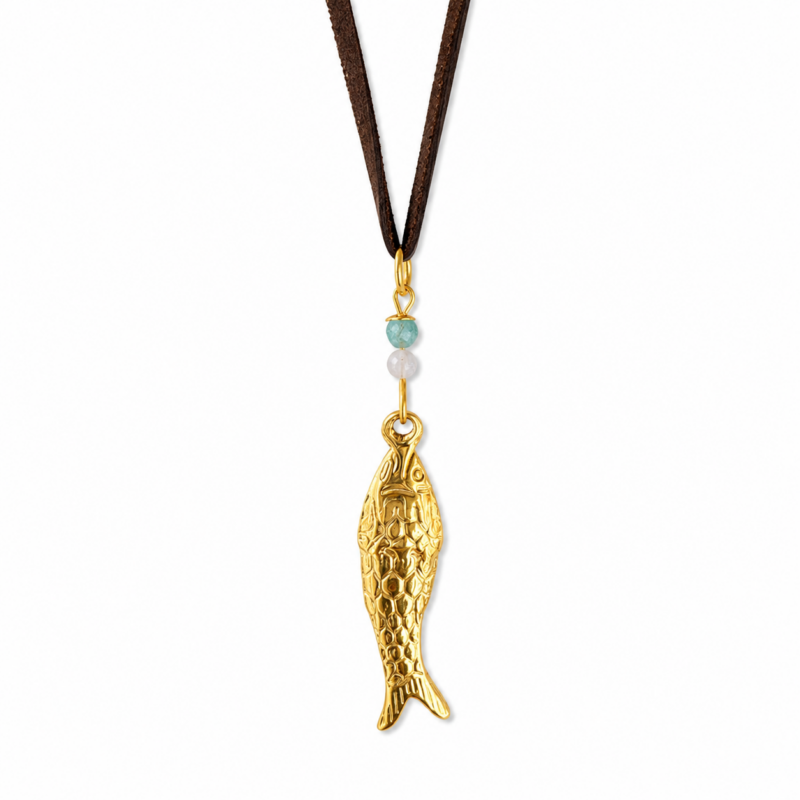 KF -G Fischkette Gold